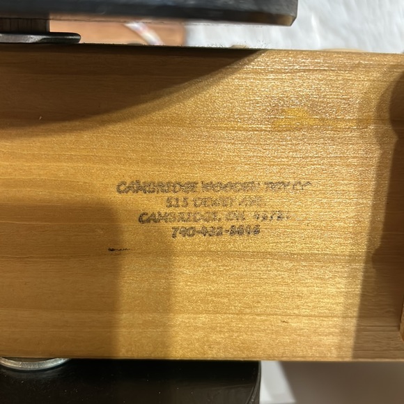 Vintage Cambridge Toy Co. Handmade Childs Wooden Pull Toy Train - Picture 8 of 10